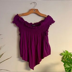 Express Cold Shoulder Top